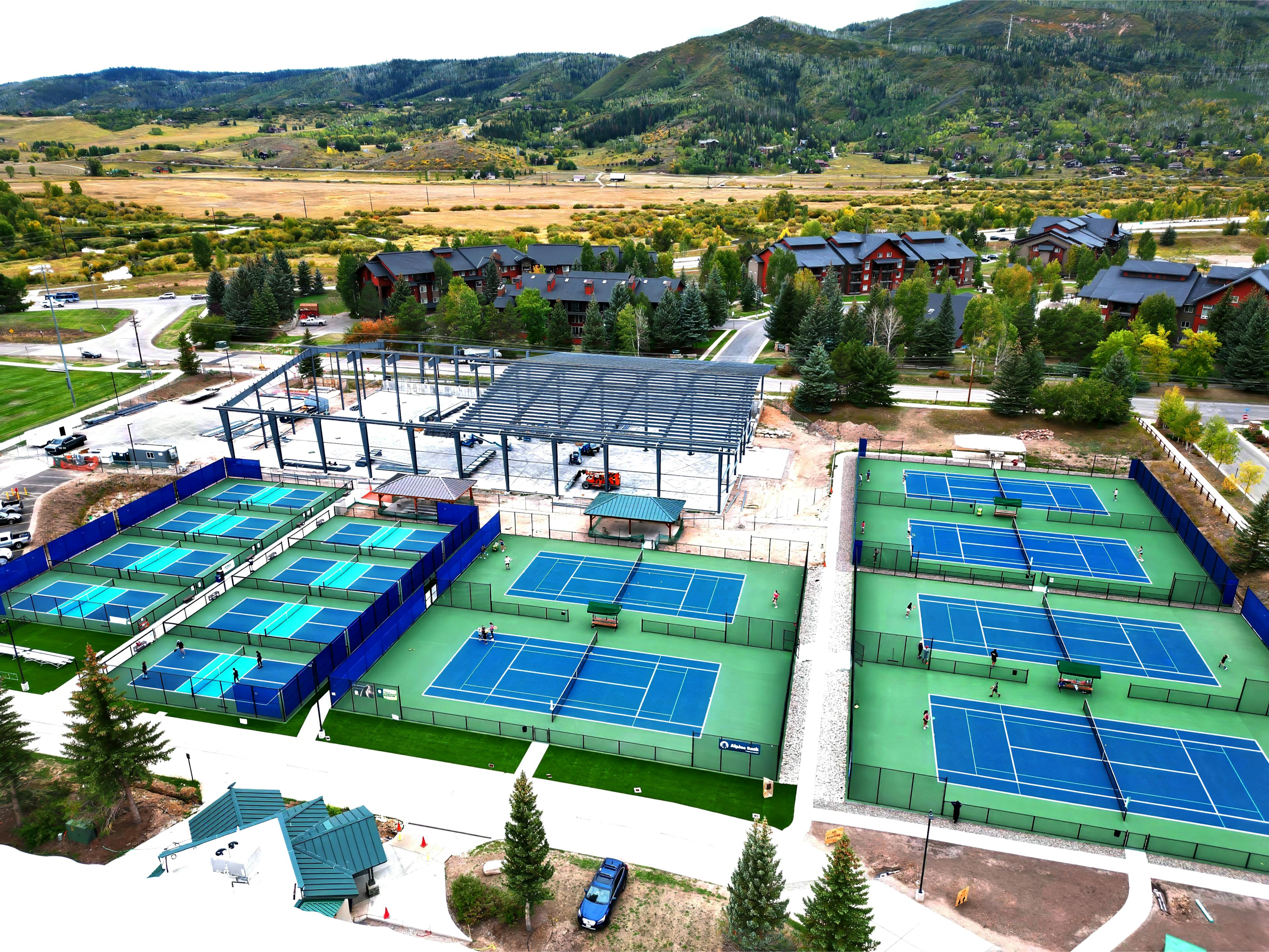 Image 1 of 8 of Steamboat Springs Tennis & Pickleball Center court