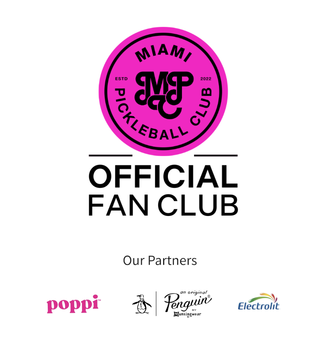 Miami Pickleball Fan Club Launch