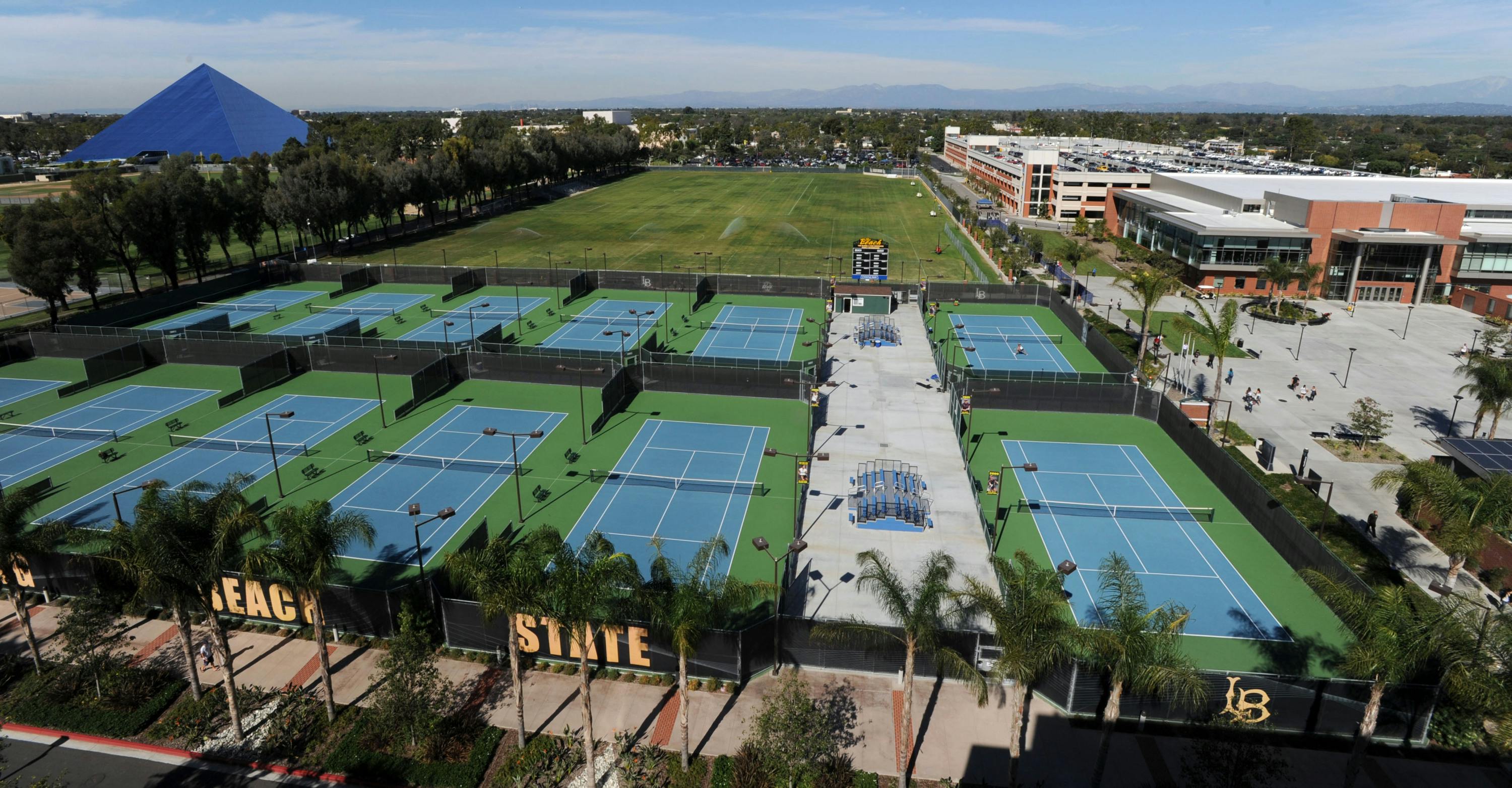 Image 1 of 2 of California State University, Long Beach Tennis Courts court